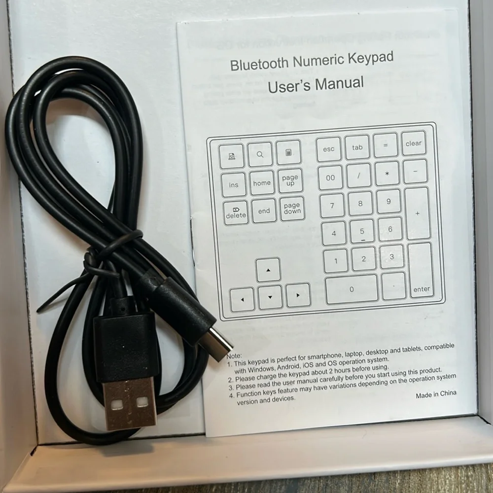 Joyeky Bluetooth Wireless Numeric Keypad,